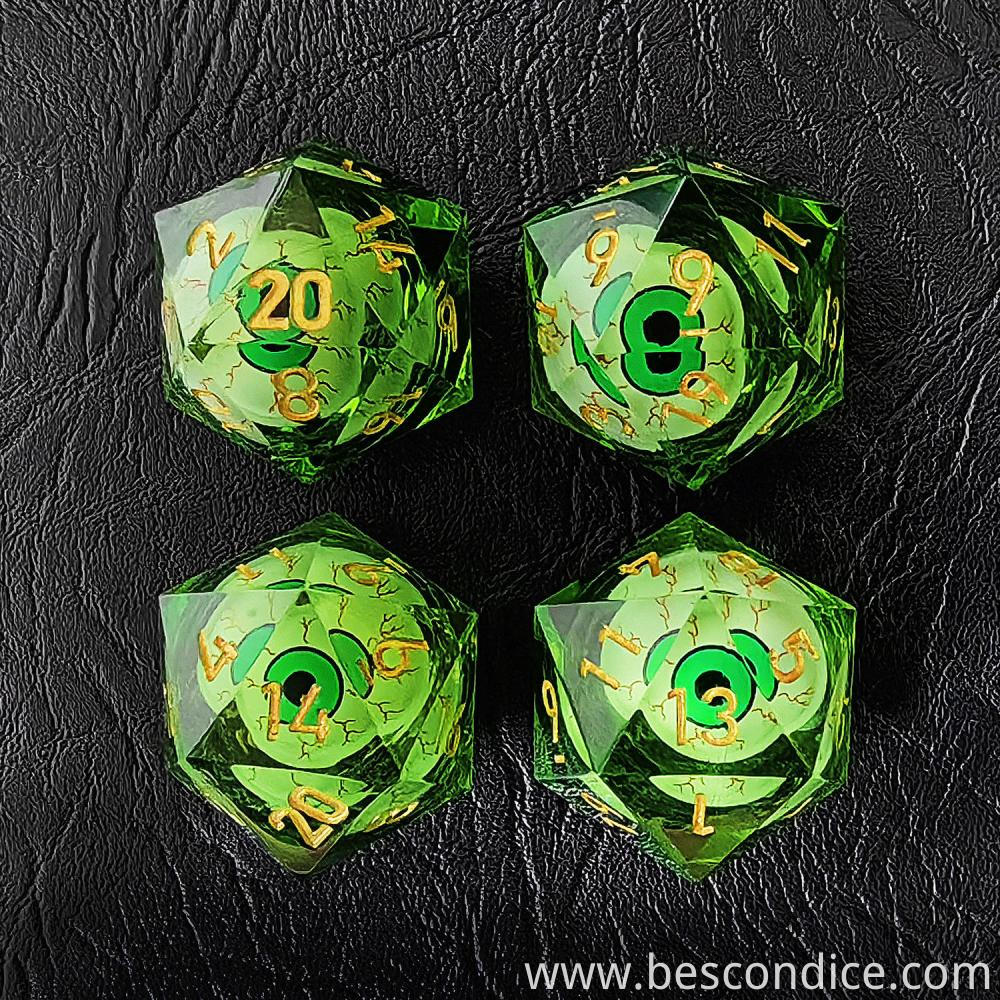 Wizard Eye Liquid Core Dice 20 Sides 2